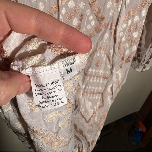 Cupcake International Golden Embellished Patterned Tunic Top - Picture 4 of 9